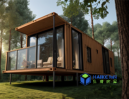創(chuàng)意集裝箱房建設定制住人集裝箱別墅